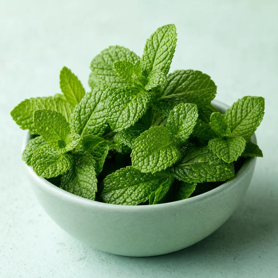 Foto realista de Hortelã-pimenta, ingrediente natural do KenkoVita
